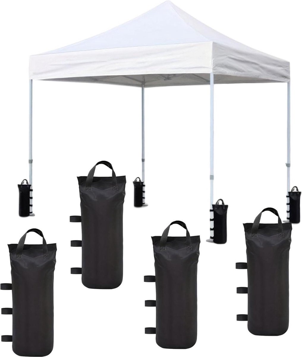 4 x 4 m vouwpaviljoen, pop-up paviljoen met wielen, waterdicht, uv-bescherming 50 , partytent