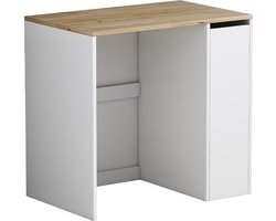 Vicco Lavik Wasmachinekast – 93.5 x 88.5 cm met 3 vakken Wit