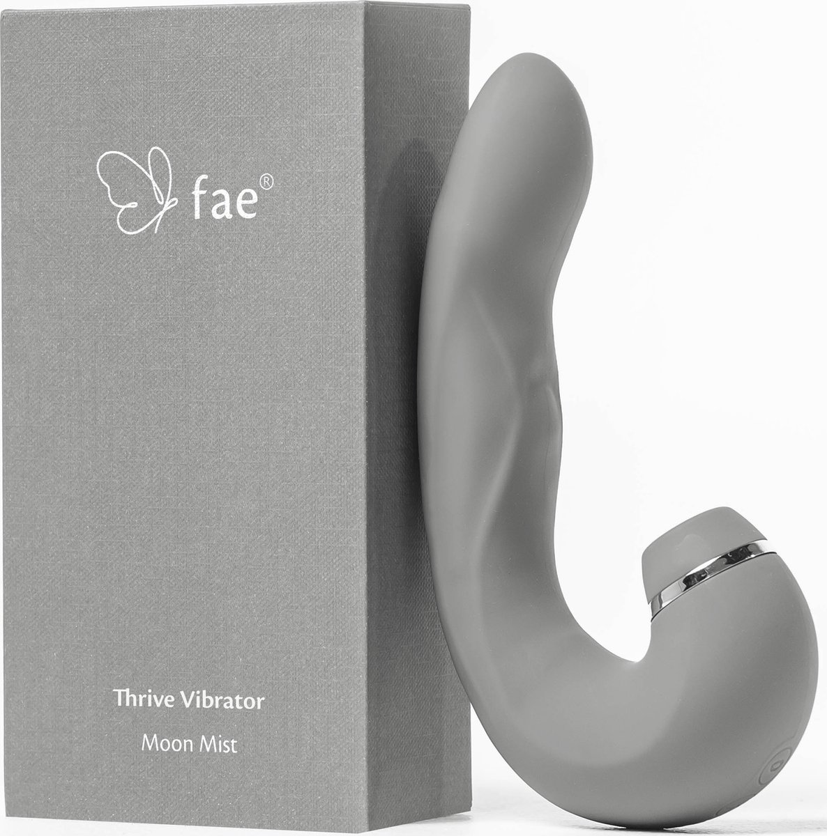 Bol.com Fae® Vibrator voor Vrouwen - Clitoris & G spot Stimulator - Zuig en druk functie - Penetratie Dildo - Sex Toys voor Vrou... aanbieding