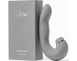 Fae® Vibrator voor Vrouwen - Clitoris & G spot Stimulator - Zuig en druk functie - Penetratie Dildo - Sex Toys voor Vrouwen en koppels - Seksspeeltjes - Thrive Series - Moon Mist