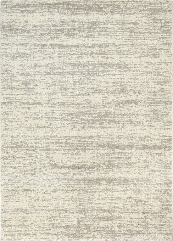 Relax Oslo - Laagpolig Effen Vloerkleed - Modern Tapijt - Creme- 160x230 CM