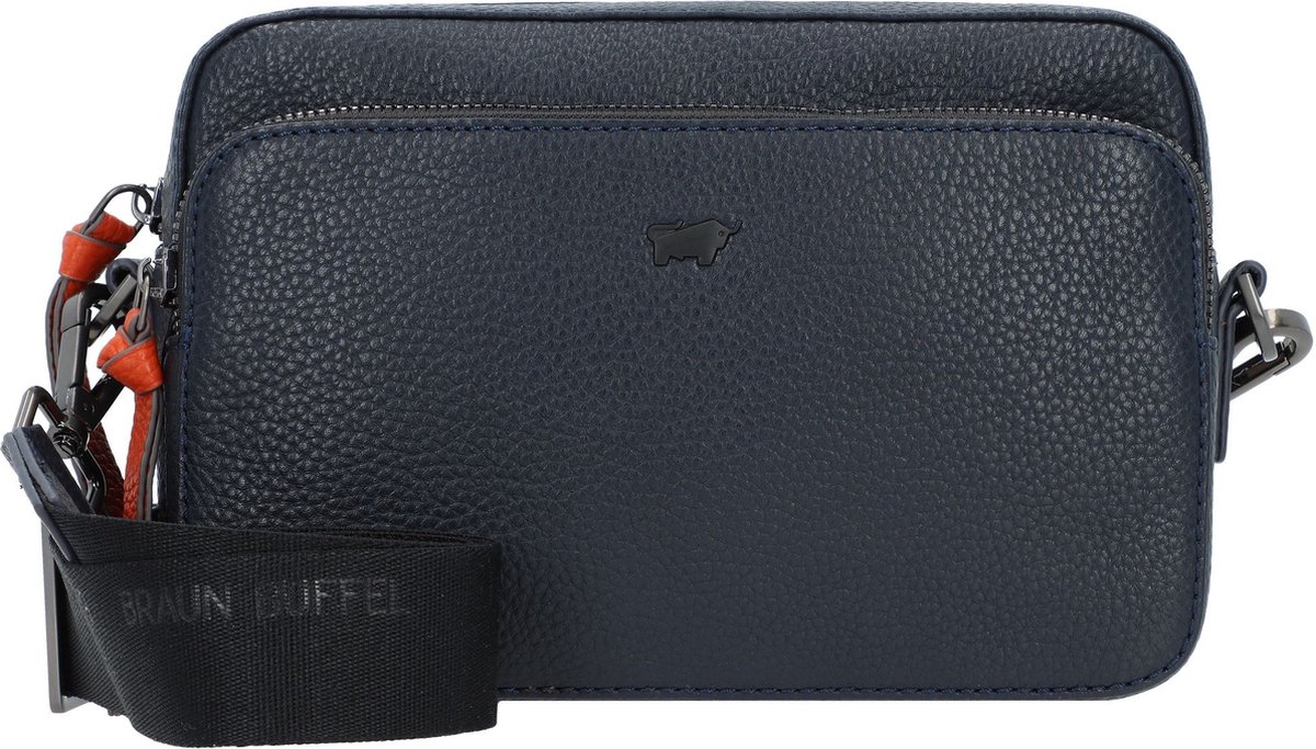 Braun Büffel Schoudertas Novara Slim Crossbody Bag Darkblue Donkerblauw