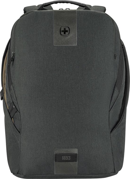 WENGER Sac à dos pour ordinateur portable pour ordinateur portable MX Eco Light 16'' Laptop Backpack 19L Charcoal Gris foncé
