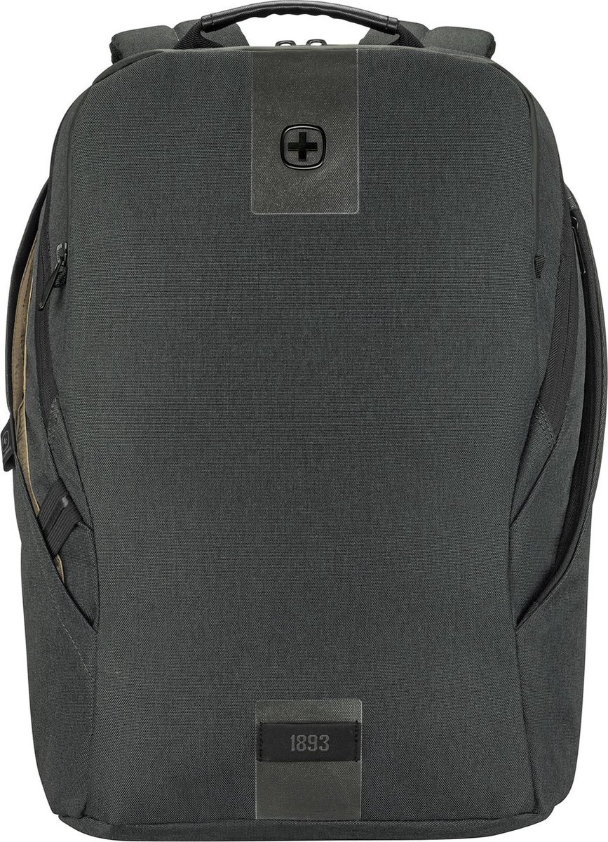 WENGER Laptop rugzak Rugzak met laptopvak MX Eco Light 16'' Laptop Backpack 19L Charcoal Donkergrijs