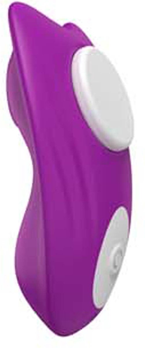 The Wave - Butterfly - Panty Vibrator met Afstandsbediening- Paars