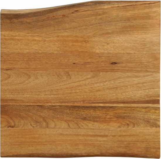 vidaXL Wandschap rechthoekig natuurlijke rand 60x40x3,8 cm acaciahout