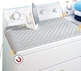 Bol.com Magnetische strijkmat deken strijkplank alternatieve hoes/gewatteerde wasmachine/droger/hittebestendig kussen/draagbare ... aanbieding