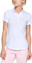 UA Zinger Short Sleeve Polo Wit - Dames maat: XL    dames >