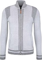 Tom Tailor Lange mouw Vest - 1020440 Kiezel (Maat: M)