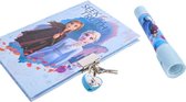 Slammer Dagboek Frozen Ii Meisjes 10 X 13 Cm Blauw 7-delig