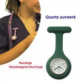 6-Stuks Verpleegstershorloge met Veiligheidsspeld in het Groen Kleur