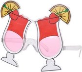 Free And Easy Partybril Cocktail 14 Cm Rood