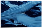 Forex - Blauwe Verfstreep - 60x40cm Foto op Forex