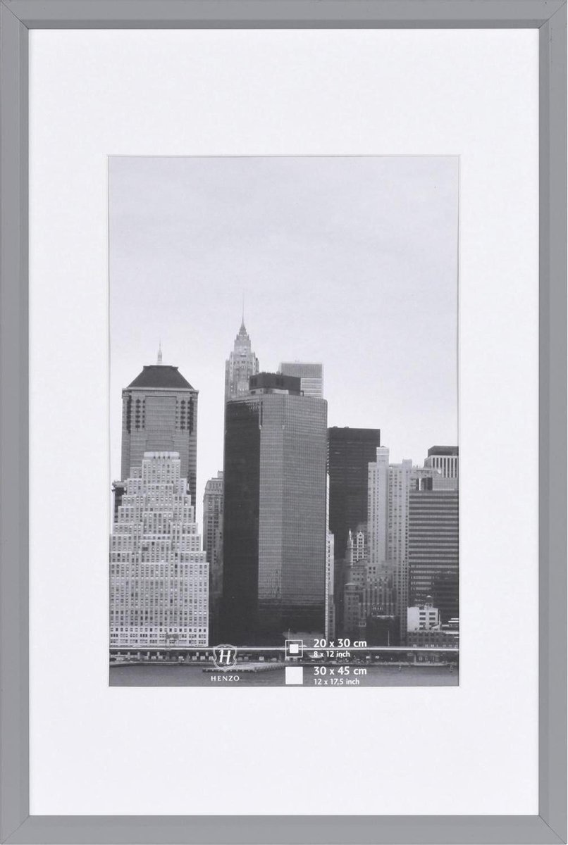 Henzo Fotolijst - Henzo - Metallica - Fotomaat 30x45 cm - Zilver