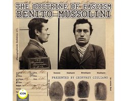 Omslag van The Doctrine Of Fascism Benito Mussolini