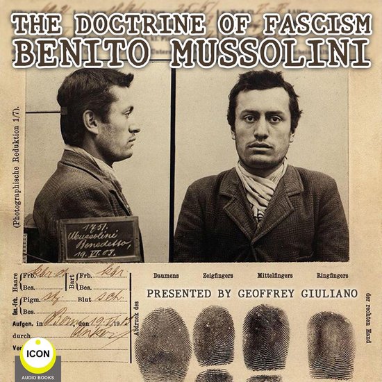 The Doctrine Of Fascism Benito Mussolini - cover