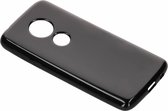 Softcase Backcover Motorola Moto E5 / G6 Play hoesje - Zwart