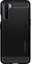 Spigen OnePlus Nord Hoesje Rugged Armor Zwart