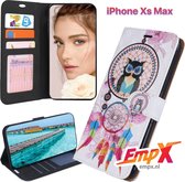 EmpX Telefoonhoesje - Book Case - Geschikt Voor Apple IPhone Xs Max