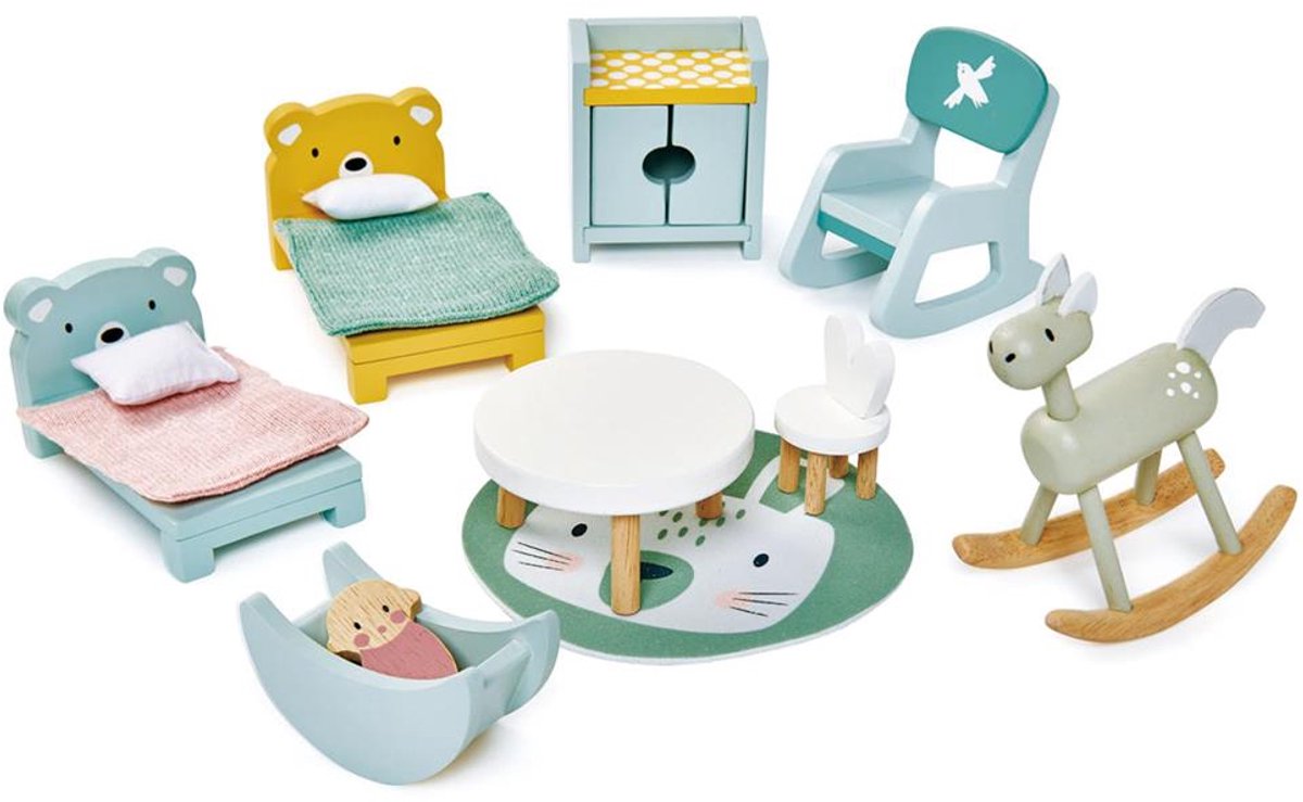 Meubeltjes Kinderkamer – Poppenhuis | Tender Leaf Toys
