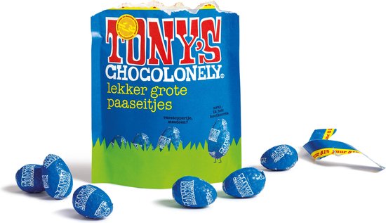 Tony's Chocolonely Paaseitjes Puur Pasen - 180 gram |