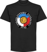 Tsjechoslowakije Logo T-Shirt - Zwart  - 5XL