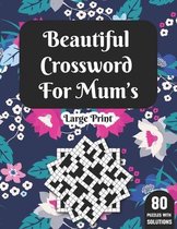 Beautiful Crossword For Mum's