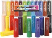 Soft Color Stick,  10 gr, l: 8 cm, diverse kleuren, 12stuks