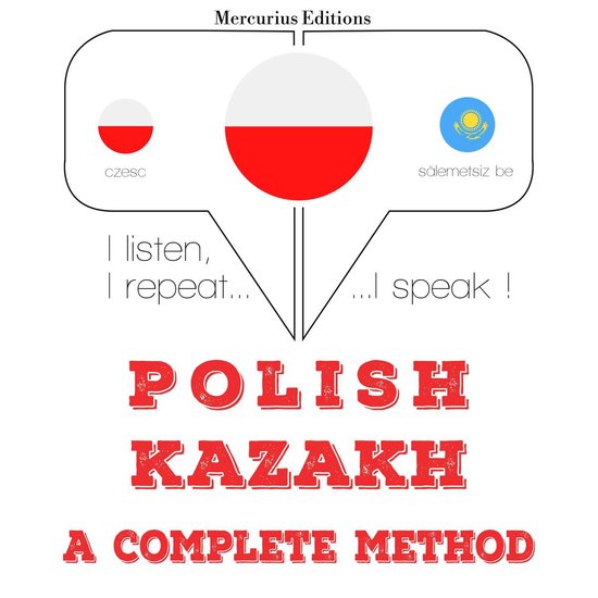 Polski - kazachski: kompletna metoda - cover