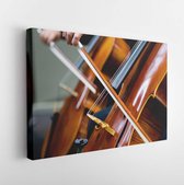 Cello Bow Instrument - Modern Art Canvas  - Horizontal - 1105605557 - 80*60 Horizontal