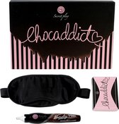 Secretplay - erotische bodypaint - chocolade + blinddoek + spel erotische kaarten (Engels)