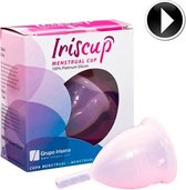 Iriscup menstrual cup large roze