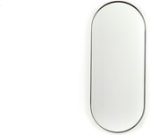 Housevitamin Ovale Spiegel Zwart -25x3x60cm