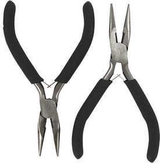 Tang, 8 stks/set Stalen Mini Tang Lange/Ronde/Platbektang Sieraden Maken Verwerking Tool Tang, 8 stks/set Stalen Mini Tang Lange/Ronde/Platbektang Sieraden Maken Verwerking Tool