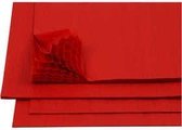 Harmonica papier, vel 28x17,8 cm, rood, 8vellen