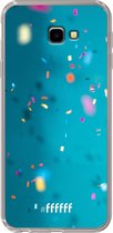 6F hoesje - geschikt voor Samsung Galaxy J4 Plus -  Transparant TPU Case - Confetti #ffffff