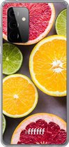 6F hoesje - geschikt voor Samsung Galaxy A72 -  Transparant TPU Case - Citrus Fruit #ffffff