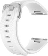 By Qubix - Fitbit Ionic siliconen bandje met gesp (small) - wit