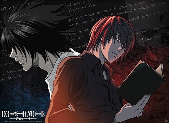 Death Note Poster L Vs Light 52x38 Bol Com