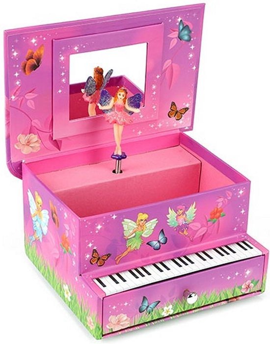 Toi-toys Muziekdoosje Fairies Piano Met Lade 17 Cm Roze van Toi-Toys — afbeelding 5