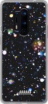 OnePlus 8 Pro Hoesje Transparant TPU Case - Galactic Bokeh #ffffff