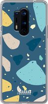 OnePlus 8 Pro Hoesje Transparant TPU Case - Terrazzo N°7 #ffffff