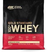 Optimum Nutrition Gold Standard 100% Whey Protein – Vanilla Ice Cream – Proteine Poeder – Eiwitshake – 4530 gram (146 servings)