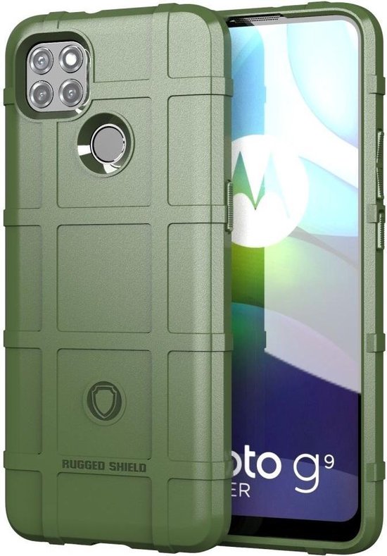 Rugged Shield Hoesje Geschikt voor Motorola Moto G9 Power - Back Cover  Schokbestendig... | bol.