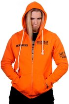 Banned - Alcatraz Vest met capuchon - L - Oranje
