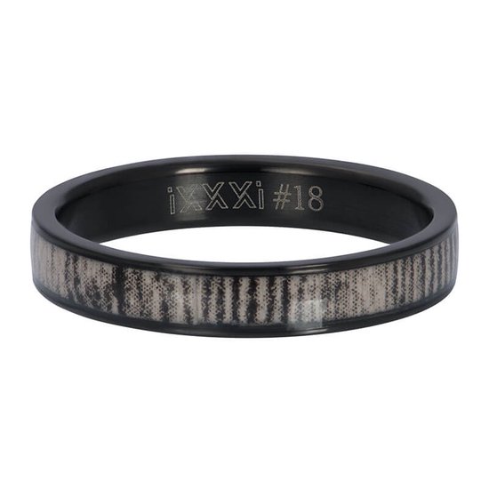 iXXXi Jewelry Vulring 4 mm Hyena Zwart - maat 18