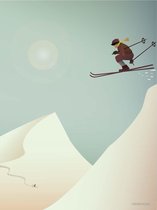 ViSSEVASSE Skiing - Poster - L