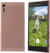 BackCover Holes - Telefoonhoesje - Hoesje voor Sony XZ/XZs - Rosé Goud