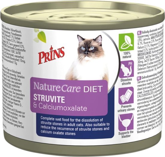 Prins NatureCare Cat Diet Struvite&calciumoxalate 200 g