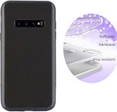 BackCover Layer TPU + PC - Telefoonhoesje - Hoesje voor Samsung S10 - Zwart